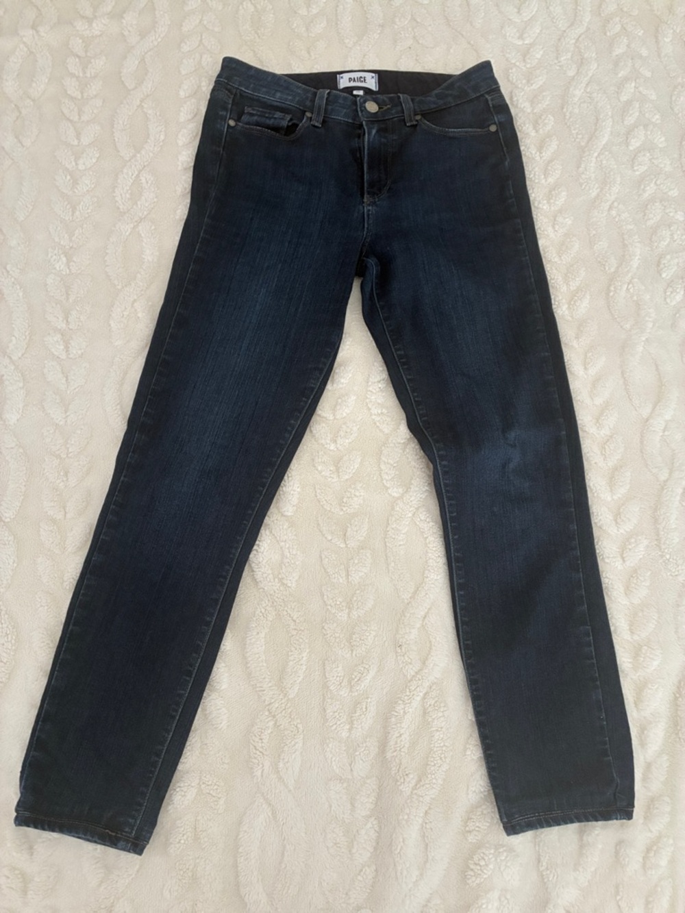 PAIGE Dark Indigo Skinny Jeans